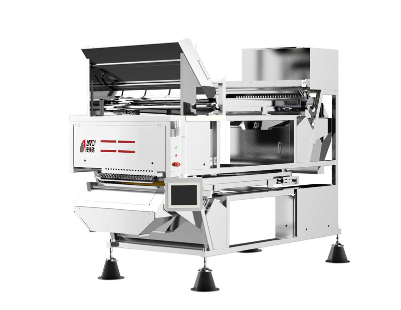 Máquina de classificação de cores de camarão