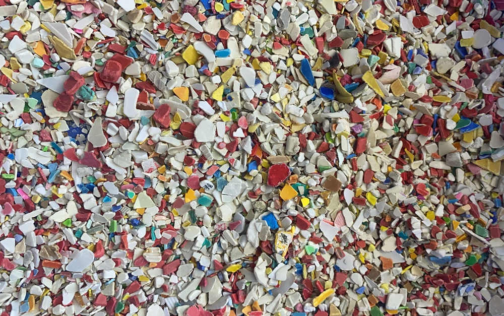 Classificação NIR para separação de HDPE e PP
