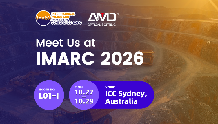 Encontre-nos na IMARC 2026 | AMD SORTING apresentará soluções avançadas de classificação de minérios em Sydney